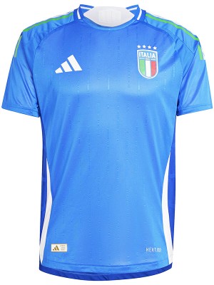 Italy maglia da casa uniforme da calcio prima maglia da calcio sportiva da uomo per la Coppa Euro 2024